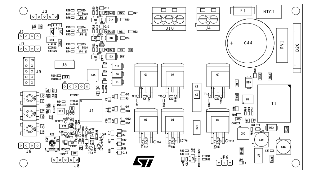 STMicroelectronics EVSPIN32G06Q2S1 Evaluation Board